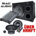 macAudio Überkraft Titan autóhifi csomag - Titanium Pro 4.0 + Überkraft 2.16 + Überkraft 3800